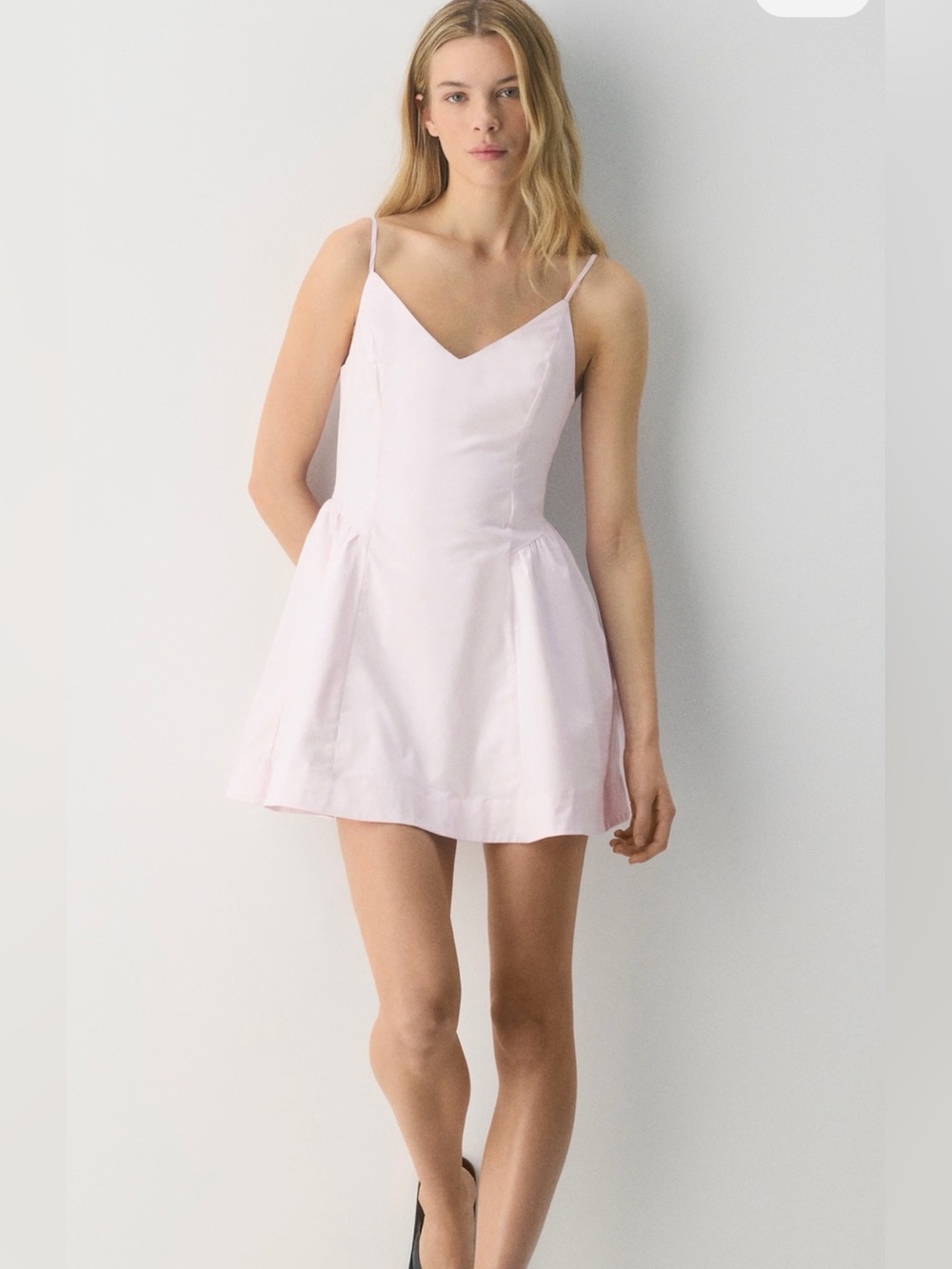 Technique Poplin Mini Cami Dress
